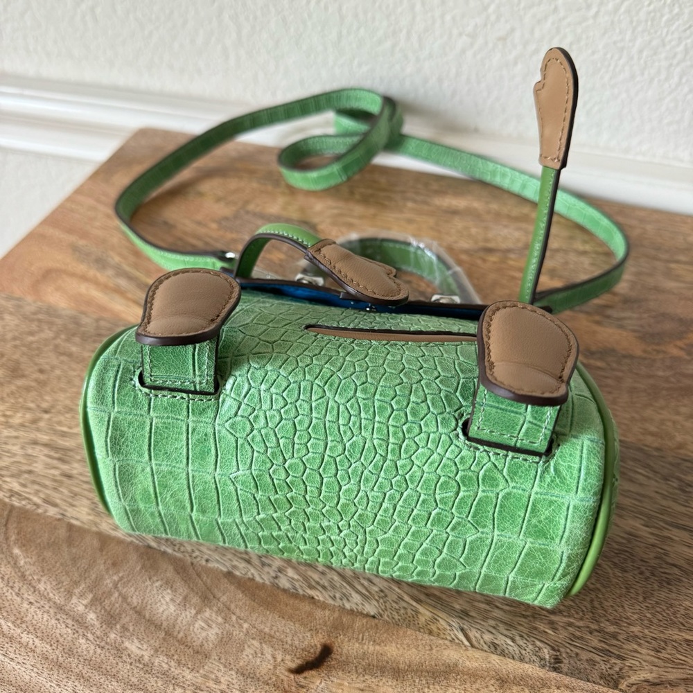 Leather Embossed Top handle Doll Bag - Picture 11 of 16